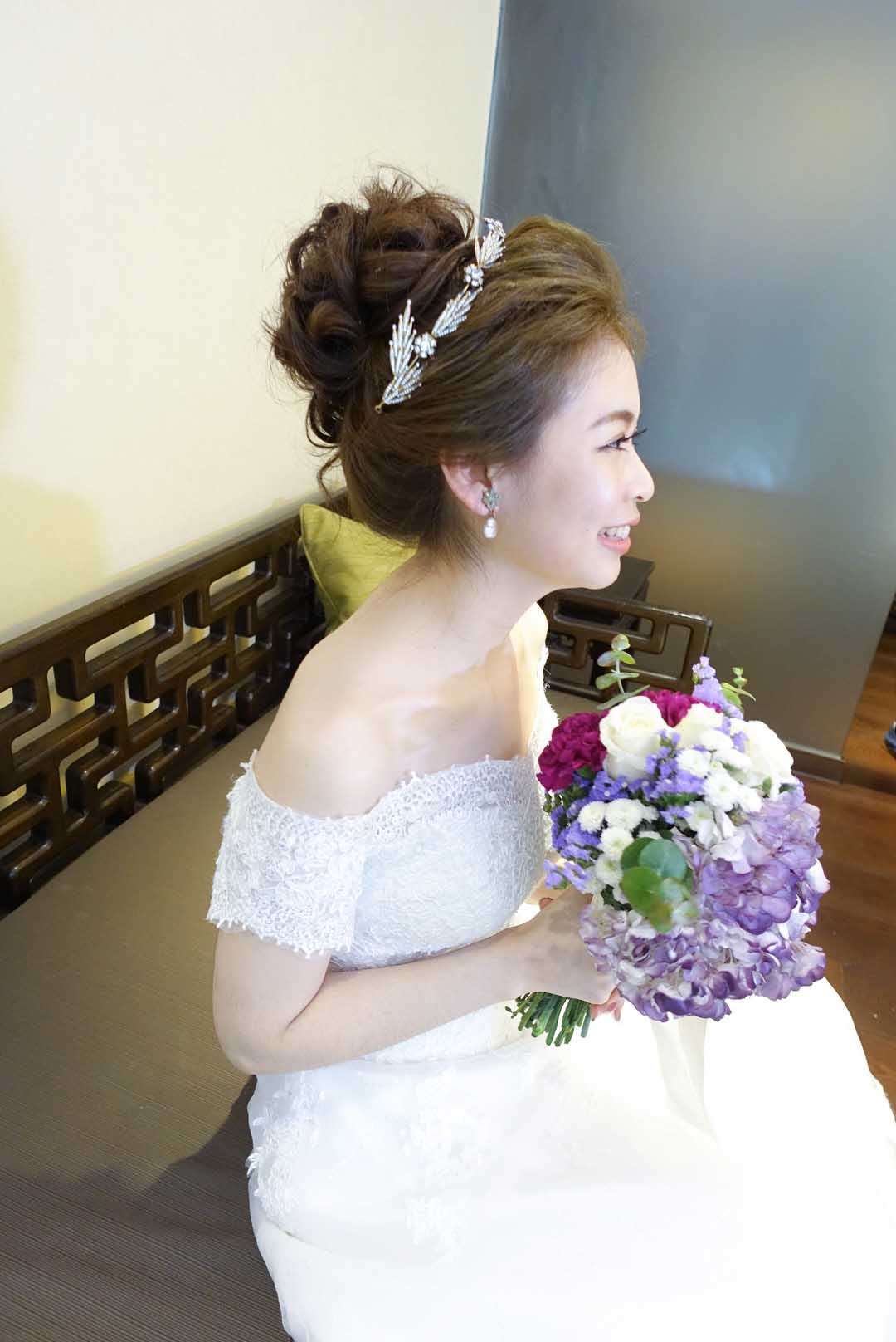 台北新秘推薦新娘指定款白紗造型