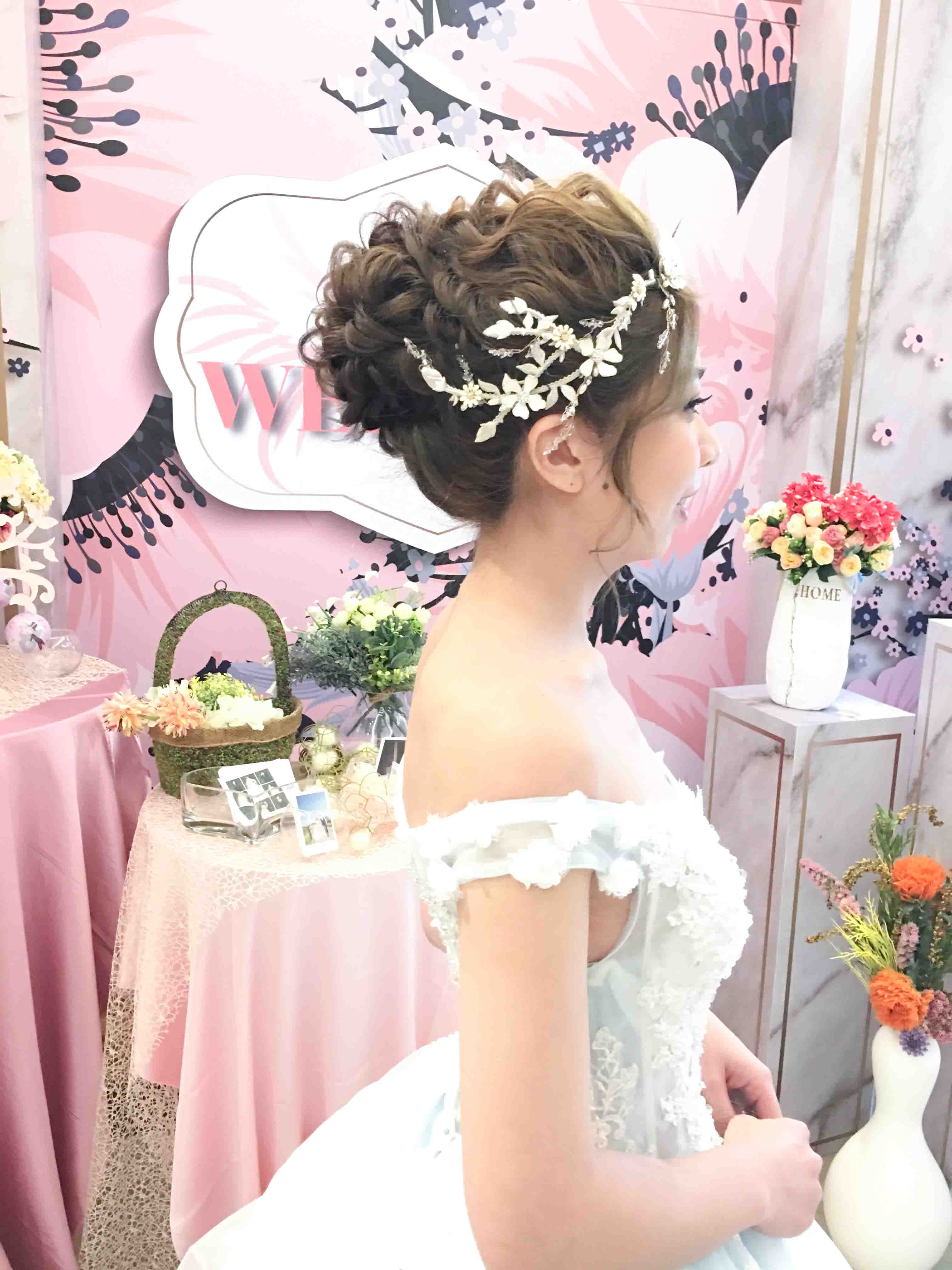 新娘秘書推薦公主高盤髮婚紗髮型